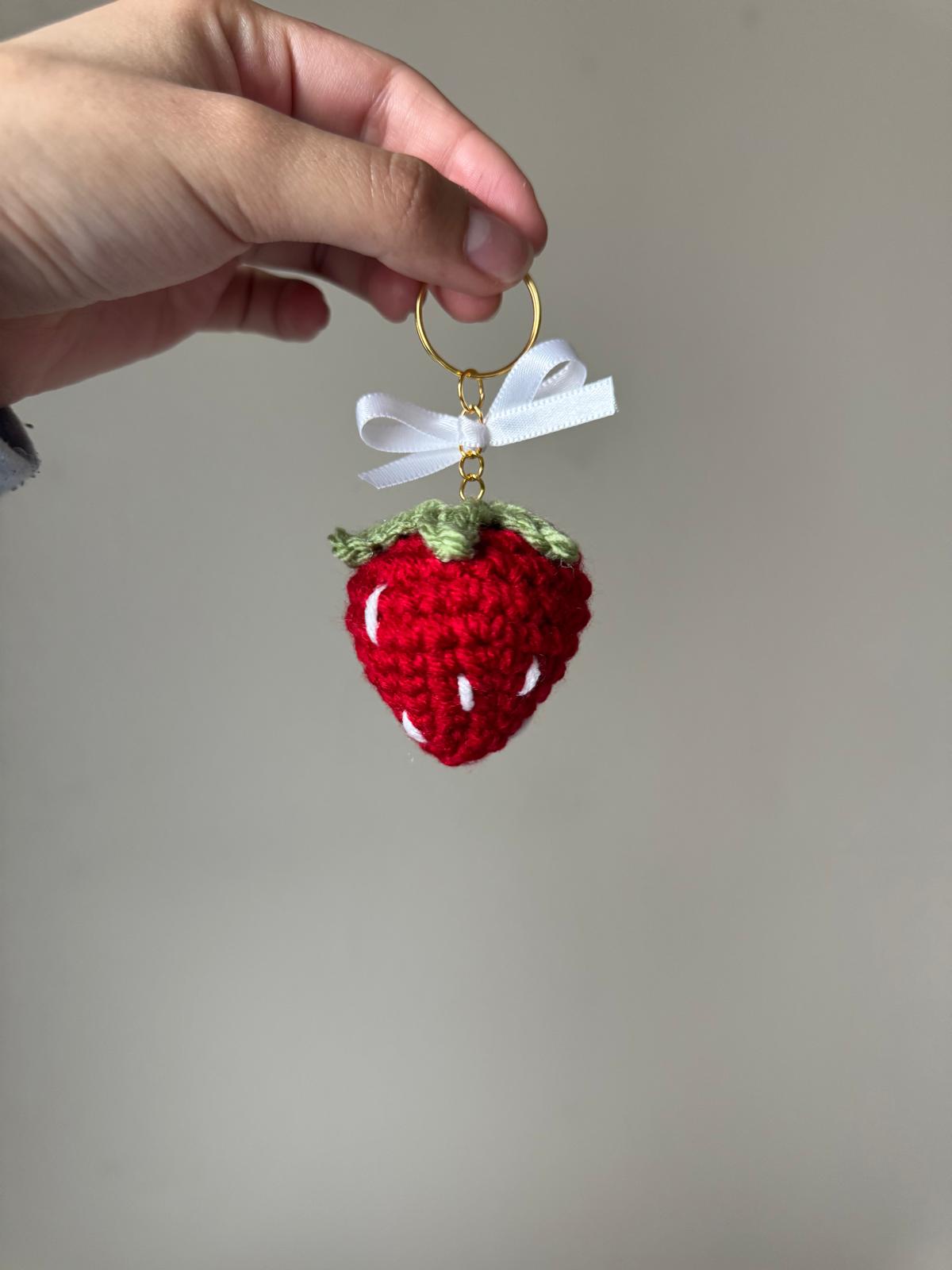 Strawberry Keychain